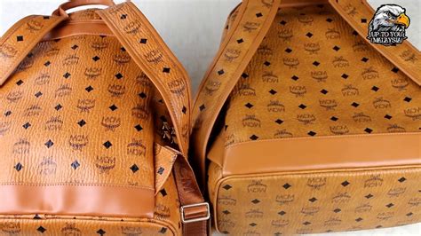 how to tell a fake mcm bag|genuine mcm backpack.